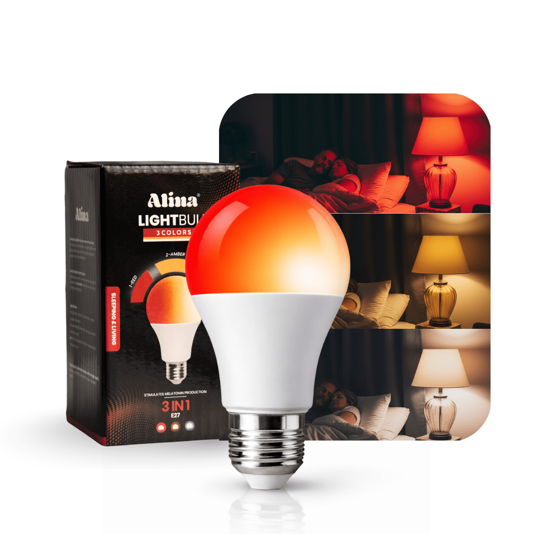 3 Kleuren Licht Lamp E27