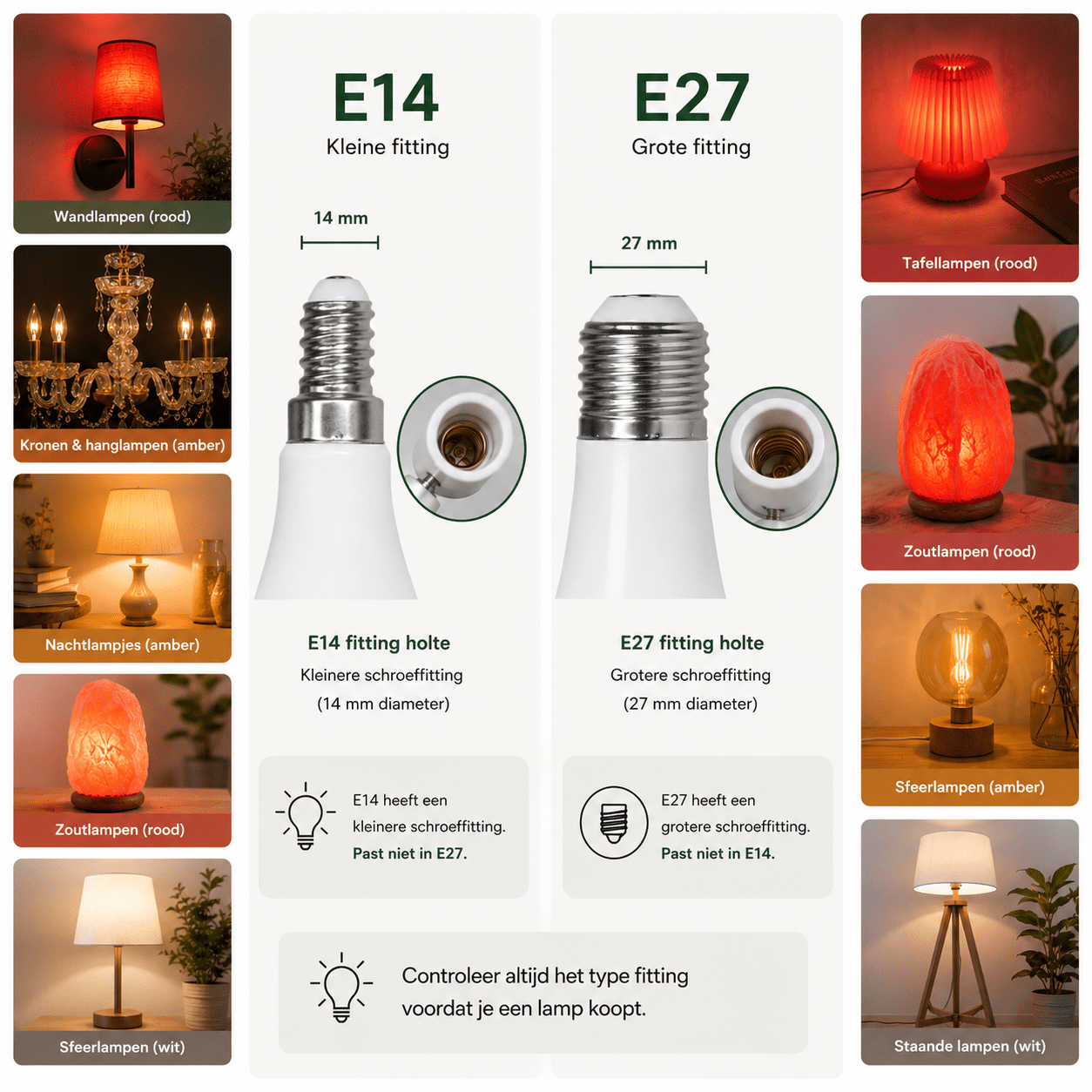 3 Kleuren Licht Lamp E27