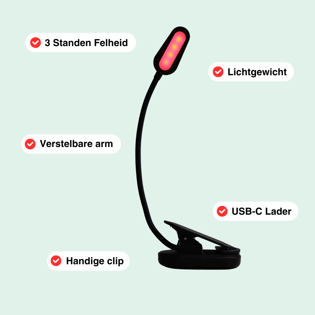 Rood Licht Leeslamp