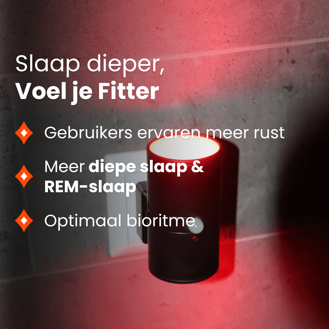 Roodlicht Sensorlamp Zwart